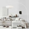 Steinhauer Sparkled Light regulowana lampa podłogowa łukowa, 240 cm wysokości, do salonu