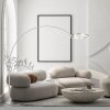 Steinhauer Ringlux LED regulowana lampa podłogowa łukowa do salonu, 2-punktowa