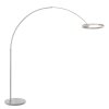 Steinhauer Ringlux LED regulowana lampa podłogowa łukowa do salonu, 2-punktowa
