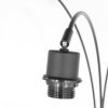 Steinhauer Sparkled Light nowoczesna regulowana lampa podłogowa łukowa 3-punktowa