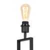 Steinhauer nowoczesna lampa stołowa Stang, geometryczna rama, złoto-czarny abażur