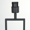 Steinhauer nowoczesna lampa stołowa Stang, geometryczna rama, złoto-czarny abażur