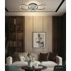 Globo Alvis LED lampa sufitowa typu plafon 4-pierścieniowa nowoczesna do salonu i kuchni