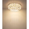 Globo Lidia nowoczesny okrągły plafon sufitowy dwupoziomowy Ø 61 cm LED