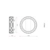 Globo Lidia plafon sufitowy LED okrągły Ø 40 cm 24 W 3016 lm 2700-6000 K