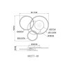 Globo Johnson LED plafoniera ring z pilotem nowoczesna 2700-6500 K 4200 lm 40 W