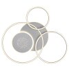Globo Johnson LED plafoniera ring z pilotem nowoczesna 2700-6500 K 4200 lm 40 W