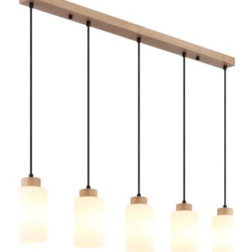 Globo Rowena nowoczesna lampa wisząca 5-płomienna do jadalni i kuchni, E27, 100 cm