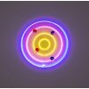 Globo Darteri LED dziecięca neonowa lampa ścienna, okrągła tarcza, Ø 46 cm