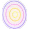 Globo Darteri LED dziecięca neonowa lampa ścienna, okrągła tarcza, Ø 46 cm