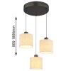 NOWA Thea okrągła lampa wisząca nad stół LED Ø 49 cm 24W 3000K 3000 lm