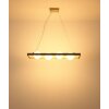 NOWA Nanda kwadratowa lampa wisząca do jadalni, nowoczesna, 4-punktowa, 84 cm