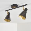 Vantaa Lampa Sufitowa Czarno-złoty, 2-punktowe