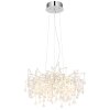 Globo Maxine 10-płomienny żyrandol sufitowy nowoczesny elegancki Ø 60 cm do salonu