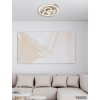 Globo Darryl I okrągła lampa sufitowa LED 4410 lm 3000/4000/6000 K nowoczesna