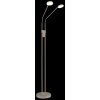 Globo Silvio LED lampa podłogowa, lampa stojąca 2-punktowa nowoczesna do salonu