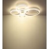 Globo Francine efektowna nowoczesna okrągła lampa sufitowa LED do salonu i jadalni