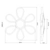 Globo Orbita lampa sufitowa LED, nowoczesna plafoniera pierścieniowa 34 W 3000 K 4300 lm