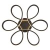 Globo Orbita nowoczesny kwadratowy plafon LED do salonu i jadalni, 34 W, 4300 lm, 3000 K