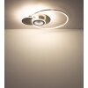 Globo Beltran LED lampa sufitowa ringowa, nowoczesna do salonu i jadalni