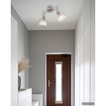 NOWA Daytona 2-punktowa lampa sufitowa do przedpokoju i kuchni, 3000 K, 860 lm, 5 W