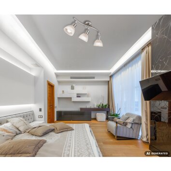 NOWA Daytona nowoczesna lampa sufitowa 3-punktowy reflektor sufitowy do salonu i kuchni