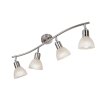 NOWA Daytona nowoczesna lampa sufitowa 4-punktowa listwa E14, 3000 Kelvin, 1720 Lumen, 5 Watt