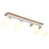 Globo Rowena nowoczesna lampa sufitowa 4-punktowa 81 cm, reflektor sufitowy