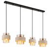 Globo Daren nowoczesna lampa wisząca do jadalni 4-punktowa E27 40 Watt 108,7 cm