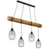 Globo Berti industrialna lampa wisząca nad stół do jadalni i kuchni, 4-punktowa, 125 cm