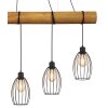Globo Berti 5-punktowa lampa wisząca nad stół, industrialna do jadalni i kuchni