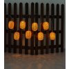 Globo Solar LED girlanda świetlna ogrodowa 8-punktowa na zewnątrz, 650 cm, 3000 K, 6 W