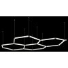 Globo Honeycomb LED nowoczesna lampa sufitowa geometryczna 114W 11400lm 4000K