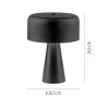 SCHÖNER WOHNEN-Kollektion PENTO nowoczesna minimalistyczna lampa stołowa, E27, 25 W