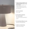 Schöner Wohnen-Kollektion PENTO lampa stołowa lampka nocna E27 25 Watt