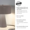 Schöner Wohnen-Kollektion PENTO lampa stołowa lampka nocna E27 25 Watt