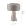 Schöner Wohnen-Kollektion PENTO lampa stołowa lampka nocna E27 25 Watt