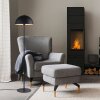 Schöner Wohnen-Kollektion ALI lampa podłogowa do salonu, półokrągła, E27, 25 W