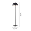 Schöner Wohnen-Kollektion ALI lampa podłogowa do salonu, półokrągła, E27, 25 W