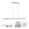 Schöner Wohnen-Kollektion ADRIANA ROUND LED Pendelleuchte für Esstisch, 160 cm, 2-flammig