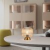 Schöner WOHNEN-Kollektion NAMI nowoczesna okrągła lampka stołowa E27 Ø20 cm 25 W