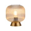 Schöner WOHNEN-Kollektion NAMI nowoczesna okrągła lampka stołowa E27 Ø20 cm 25 W