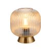 Schöner WOHNEN-Kollektion NAMI nowoczesna okrągła lampka stołowa E27 Ø20 cm 25 W