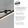 SCHÖNER WOHNEN-Kollektion STRAIGHT podłużna lampa sufitowa LED 3000 K 3250 lm 27 W