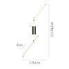 SCHÖNER WOHNEN-Kollektion STRAIGHT podłużna lampa sufitowa LED 3000 K 3250 lm 27 W