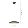 SCHÖNER WOHNEN-Kollektion LENTE LED lampa wisząca nad stół długość 50 cm 23 W 3000 K 3200 lm