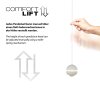 SCHÖNER WOHNEN-Kollektion LINI LED 5-punktowa lampa wisząca nad stołem, regulowana wysokość