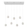 SCHÖNER WOHNEN-Kollektion LINI LED regulowana 7-punktowa lampa wisząca 90 cm