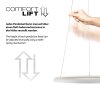 SCHÖNER WOHNEN-Kollektion QUILLO okrągła lampa wisząca ring LED 60 cm 3000 K 4860 lm