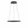 Schöner Wohnen-Kollektion QUILLO LED nowoczesna okrągła lampa wisząca, długość 60 cm